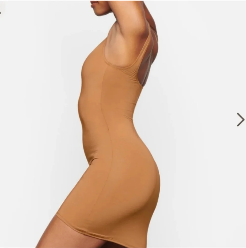 NEW SKIMS Signature Swim Tank Dress XXS